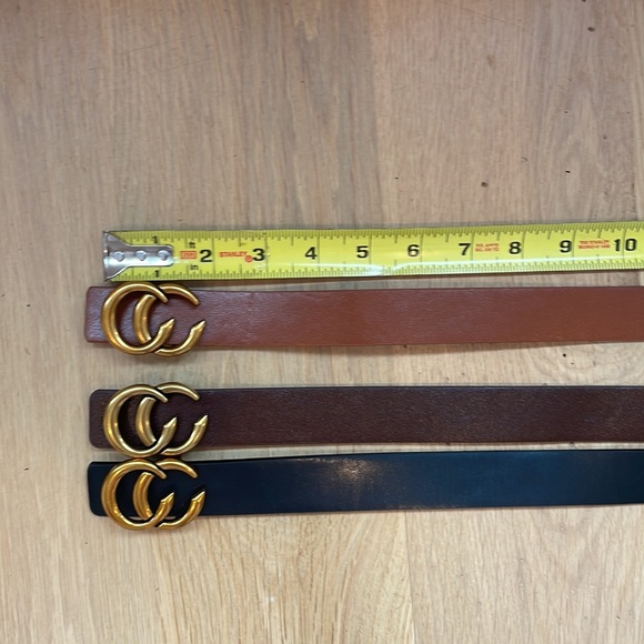 Beautiful Brown leather belt One size fits most - Picture 5 of 8